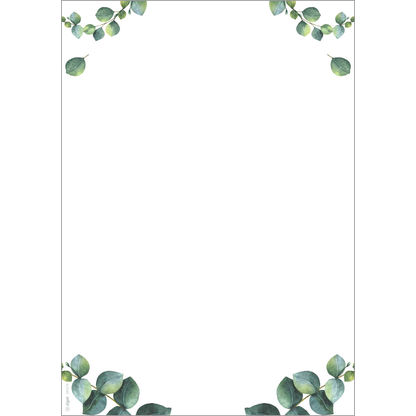 Artikelbild für SIGEL Motivpapier weiß/grün DIN A4 90 g/m² 100 Blatt, Artikelnummer 630887