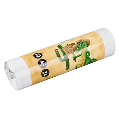 Artikelbild 6 für dundee Müllbeutel 35,0 l weiß 25,0 µm, 20 St., Artikelnummer 618149