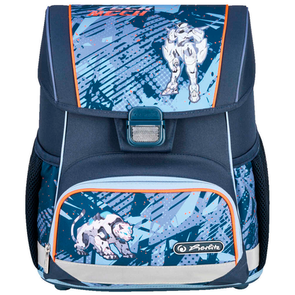 Artikelbild 2 für herlitz Schulranzen-Set Loop Plus TechMech Kunstfaser grün, Artikelnummer 556393