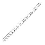 Artikelbild 1 für GBC Drahtbinderücken silber für 70 Blatt, 100 St., Artikelnummer 857359