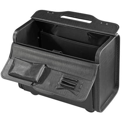 Artikelbild 5 für Alassio Pilotenkoffer SILVANA Lederimitat schwarz 48,0 x 23,0 x 39,5 cm, Artikelnummer 143313