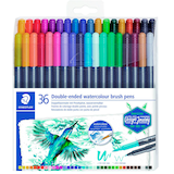 Artikelbild 1 für STAEDTLER 3001 Brush-Pens farbsortiert, 36 St., Artikelnummer 272387