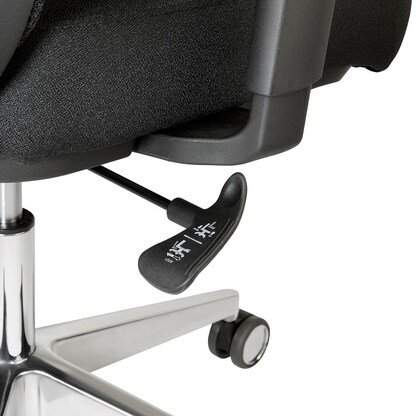 Artikelbild 2 für Mayer Bürostuhl, 3280 Stoff schwarz, Gestell alu, Artikelnummer 322588