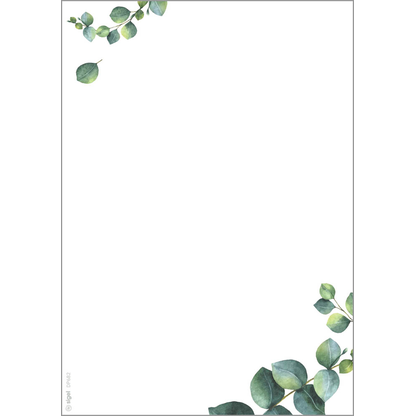 Artikelbild für SIGEL Motivpapier weiß,grün DIN A5 90 g/m² 100 Blatt, Artikelnummer 630891