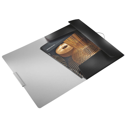 Artikelbild 2 für LEITZ Eckspanner Style 3977 DIN A4 satin schwarz, 1 St., Artikelnummer 374397