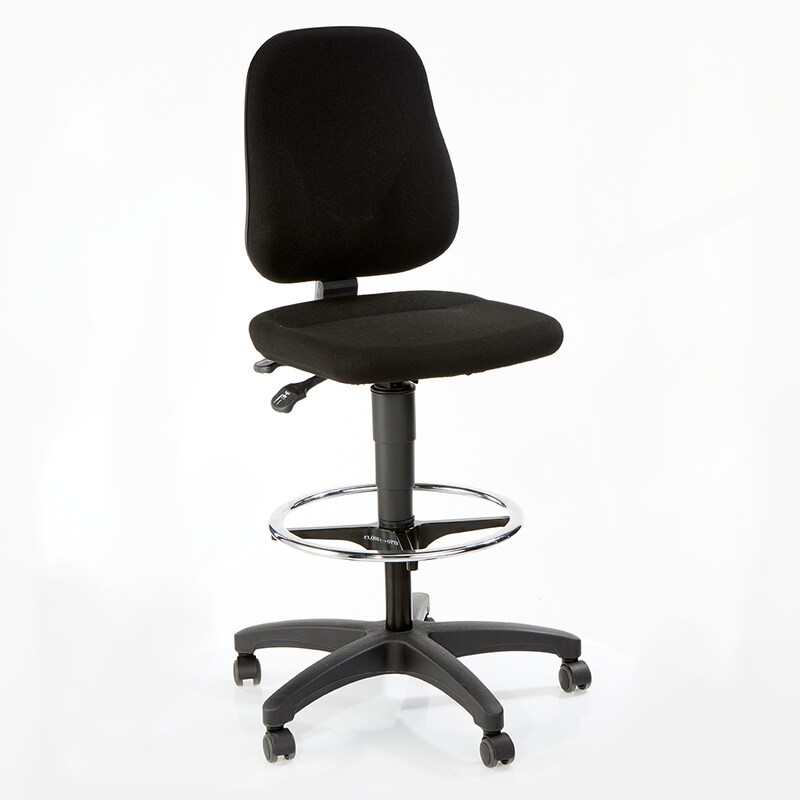 360-Grad-Artikelbild für bimos Arbeitsdrehstuhl schwarz, Artikelnummer 475741