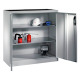 Artikelbild 1 für CP Stahlschrank 8530-000 S10112 lichtgrau 2 Fachböden 120,0 x 40,0 x 120,0 cm, aufgebaut, 1 St., Artikelnummer 414146