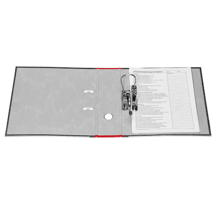 Artikelbild 5 für LEITZ 1080 Ordner rot marmoriert Karton 8,0 cm DIN A4, 1 St., Artikelnummer 652388