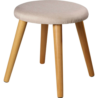 Artikelbild für Echtwerk Hocker Scandi EW-SH-0495 creme, 1 St., Artikelnummer 162034