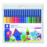 Artikelbild 1 für STAEDTLER Noris® 326 Filzstifte farbsortiert, 20 St., Artikelnummer 272421