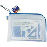 Artikelbild 1 für HERMA Reißverschlussbeutel DIN A5 transparent/blau, 1 St., Artikelnummer 554994