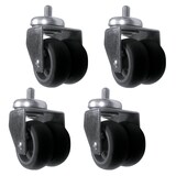 Artikelbild 1 für Rollensatz für Ordnerdrehsäule schwarz, Artikelnummer 190169