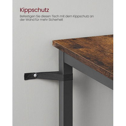 Artikelbild 8 für VASAGLE Stehtisch quadratisch Spanplatte braun 60,0 x 60,0 x 92,0 cm, 1 St., Artikelnummer 289656