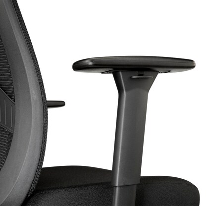 Artikelbild 3 für Mayer Bürostuhl, 3280 Stoff schwarz, Gestell alu, Artikelnummer 322588