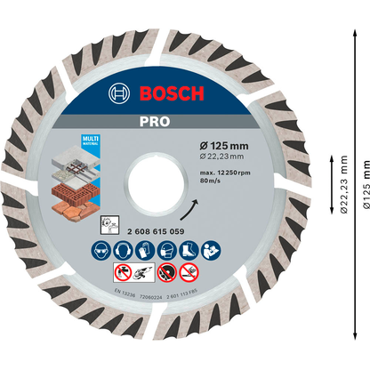 Artikelbild 3 für BOSCH Diamant-Trennscheibe Standard for Universal, 1 St., Artikelnummer 454054