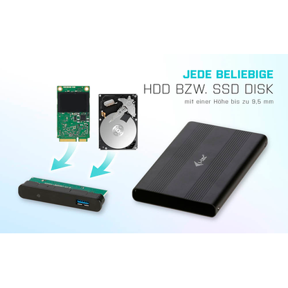 Artikelbild 7 für i-tec® MySafe Advance AluBasic Festplattengehäuse, Artikelnummer 662043