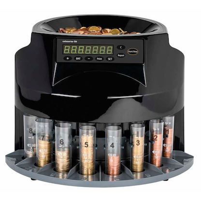 Artikelbild 4 für ratiotec Münzzähl- und Sortiermaschine CS 50, 1 St., Artikelnummer 798335