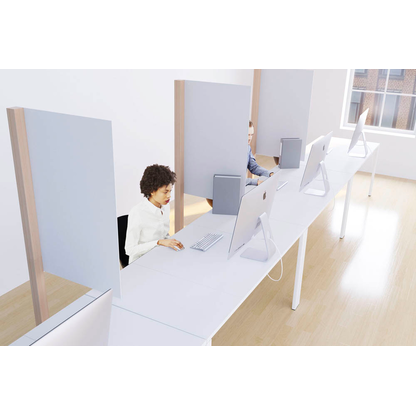 Artikelbild 3 für PAPERFLOW Spuckschutz, weiß 65,0 / 98,0 x 176,5 cm, 1 St., Artikelnummer 189633