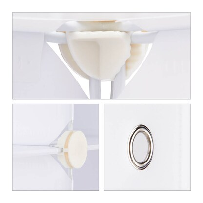 Artikelbild 7 für relaxdays Schuhschrank, 10021979_49 weiß 12 Fachböden 94,0 x 37,0 x 108,0 cm, Artikelnummer 451092