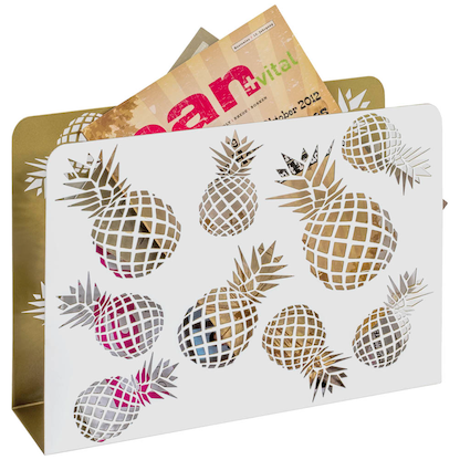 Artikelbild für HAKU Möbel Zeitungsständer 16934 weiß Metall, DIN A4, Artikelnummer 551232