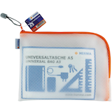 Artikelbild 1 für HERMA Reißverschlussbeutel DIN A5 transparent/orange, 1 St., Artikelnummer 555082
