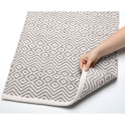 Artikelbild 5 für WENKO Badematte Abai hellgrau, weiß 50,0 x 80,0 cm, Artikelnummer 810182