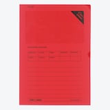 Artikelbild 1 für ÖKI Sichthüllen Ordo DIN A4 rot glatt 120 g/qm, 100 St., Artikelnummer 355261