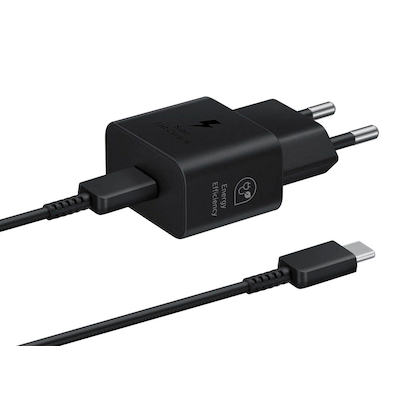 Artikelbild für SAMSUNG EP-T2510X Ladekabel mit Adapter schwarz, 25 Watt / VA, Artikelnummer 352326