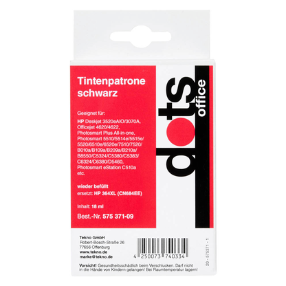 Artikelbild 5 für dots schwarz Druckerpatrone kompatibel zu HP 364XL (CN684EE), Artikelnummer 575371