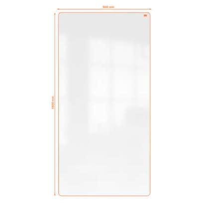 Artikelbild 3 für nobo mobiles Whiteboard Move & Meet 90,0 x 180,0 cm orange, weiß lackierter Stahl, Artikelnummer 784387