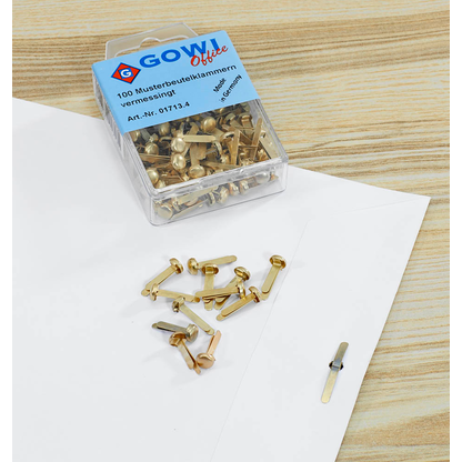 Artikelbild 6 für Gowi Musterbeutelklammern Rundkopf, 100 St., Artikelnummer 475386