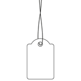 Artikelbild 1 für HERMA Hängeetiketten weiß 15,0 x 24,0 mm mit weißem Faden, 1.000 St., Artikelnummer 702478