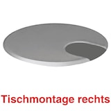 Artikelbild 1 für Kerkmann Move Kabeldurchführung 6,0 cm silber, Artikelnummer 852588