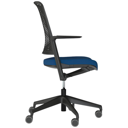 Artikelbild 3 für AKTION: Nowy Styl Bürostuhl WITHME Stoff blau, Gestell schwarz, Artikelnummer 109817