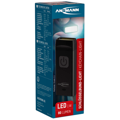 Artikelbild für ANSMANN KL80R LED Taschenlampe schwarz, 1 St., Artikelnummer 173946