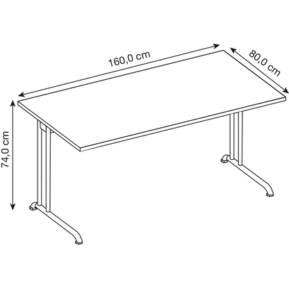 Artikelbild 3 für HAMMERBACHER Altus Büromöbel-Set lichtgrau, Artikelnummer 592998