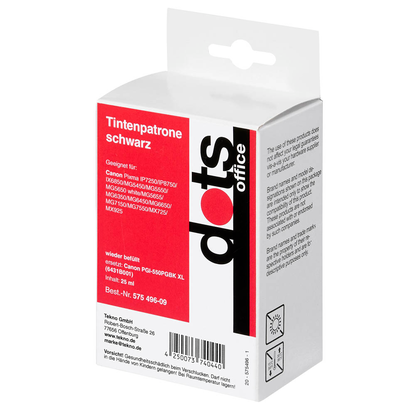 Artikelbild 4 für dots schwarz Druckerpatrone kompatibel zu Canon PGI-550 XL PGBK, Artikelnummer 575496