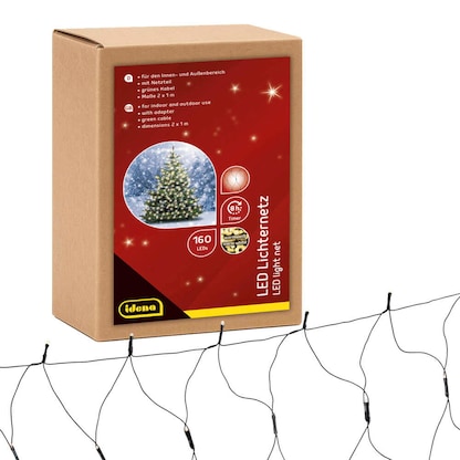 Artikelbild für Idena LED Lichternetz grün 2,0 m, 1 St., Artikelnummer 676607