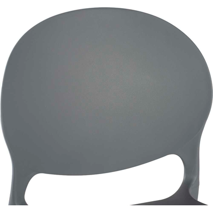 Artikelbild 5 für LÜLLMANN Besucherstuhl 230802 blaugrau Kunststoff, 1 St., Artikelnummer 791029