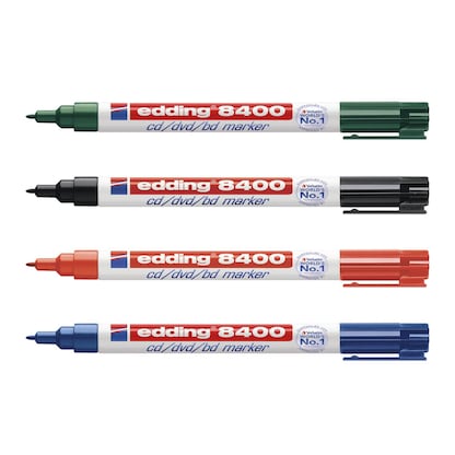 Artikelbild 2 für edding 8400 CD-Marker farbsortiert 0,5 - 1,0 mm, 4 St., Artikelnummer 778373