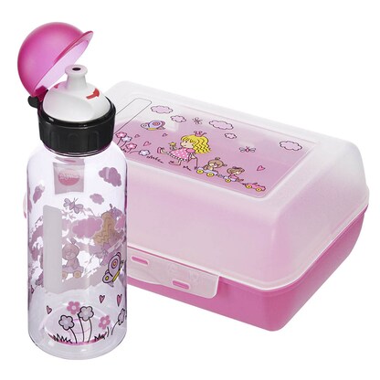Artikelbild für emsa Kinder Trinkflasche & Lunchbox Prinzessin transparent, 1 Set, Artikelnummer 958348