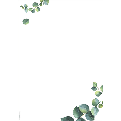 Artikelbild für SIGEL Motivpapier weiß/grün DIN A4 90 g/m² 100 Blatt, Artikelnummer 630923