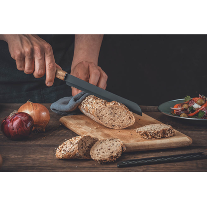 Artikelbild 6 für NIROSTA Brotmesser Flow Fair schwarz, Klinge: 20,0 cm, 1 St., Artikelnummer 584309