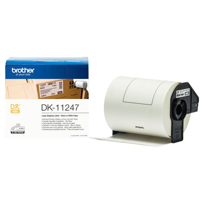 Artikelbild für brother Etikettenrolle für Etikettendrucker DK11247 weiß, 103,0 x 164,0 mm, 1 x 180 Etiketten, Artikelnummer 492886