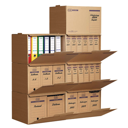 Artikelbild 7 für ELBA Archivcontainer tric system braun 51,0 x 36,0 x 33,0 cm, 5 St., Artikelnummer 748582