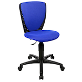 Artikelbild 1 für Topstar Kinderdrehstuhl High S'cool®, 70570BB60 Stoff blau, Gestell schwarz, Artikelnummer 164792