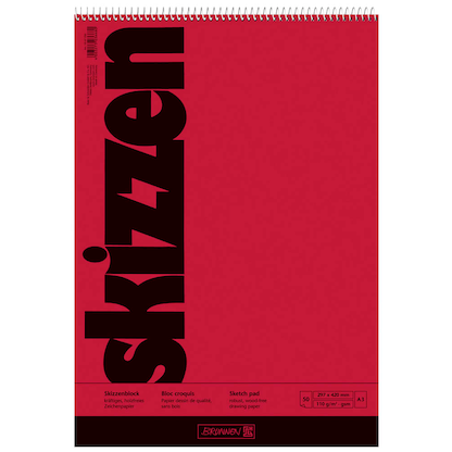 Artikelbild für BRUNNEN Skizzenblock DIN A3, 50 Blatt, Artikelnummer 121850