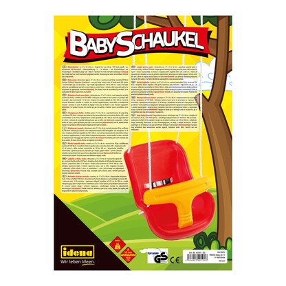 Artikelbild 3 für Idena Babyschaukel rot Kunststoff, Artikelnummer 470482