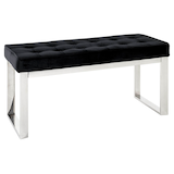 Artikelbild 1 für HAKU Möbel Sitzbank 18581 schwarz Stoff 100,0 cm, Artikelnummer 551637