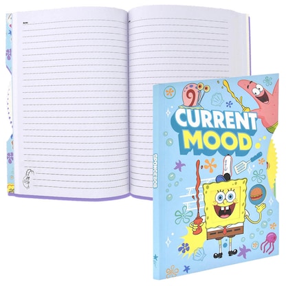 Artikelbild für BlueSky Notizbuch SpongeBob - Spinner DIN A5 liniert, SpongeBob Hardcover 80 Seiten, 1 St., Artikelnummer 416427